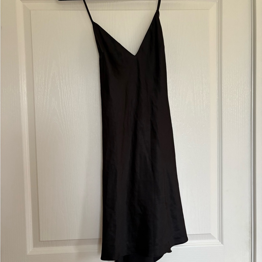 Victoria's Secret Satin Black Dress